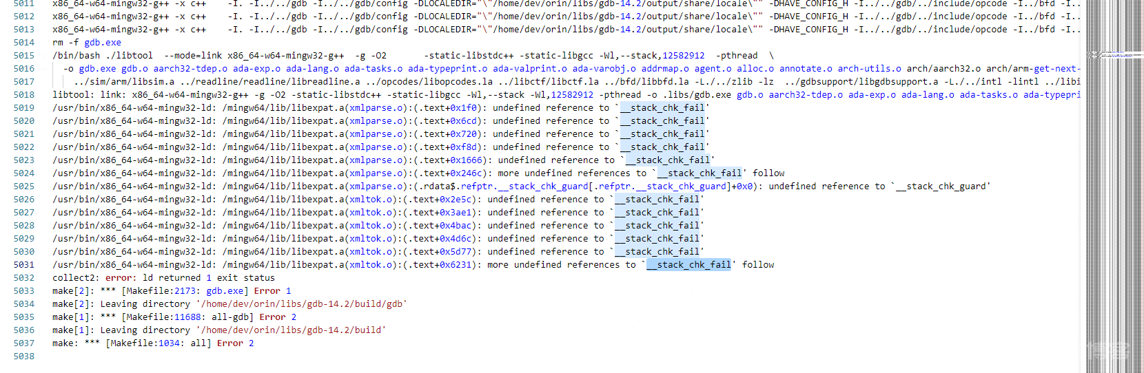 linux-gdbtool-build-libexpat异常-bicf.png